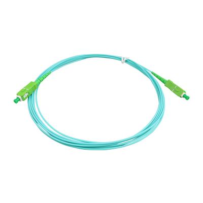China 1.6mm SC APC SM Simplex G657A2 Fiber Optic Cable Assembly for sale