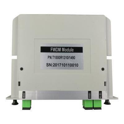 Китай 3 Ports PON Network FWDM (1310/1490/1550nm) Video Filter WDM for TV Signal Transmission Wavelength Division Multiplexers продается