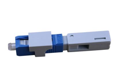 Chine Connecteurs rapides optiques uniques de fibre de Sc UPC de la cannelure 52mm de V à vendre