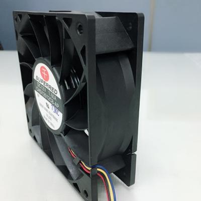 China 80 X 80 X 25mm DC Cooling Fan Plastic DC CPU Fan For Industrial Cooling for sale