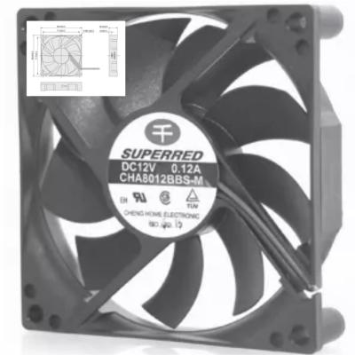 China 80x80x16 DC Cooling Fan With Signal Output Cooling Solution For Industrial Applications Te koop