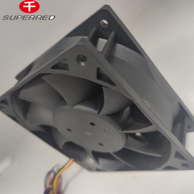 China 80 X 80 X 25mm 12V DC Computer Fan With Dimensions And Optional Signal Output for sale