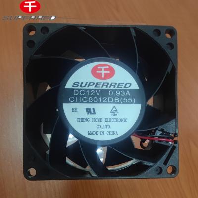 中国 Thermoplastic PBT Server Cooling Fan CHA8012XX 販売のため