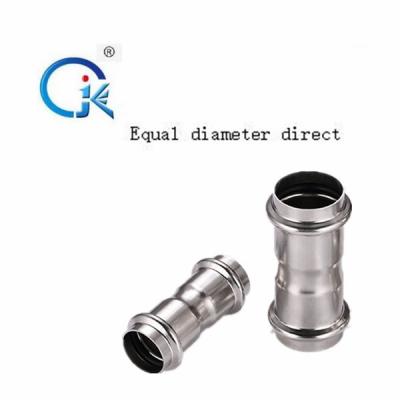 China SS304L Press Fit Pipe Fittings Male Female Adaptor DN15mm Forged Polishing en venta