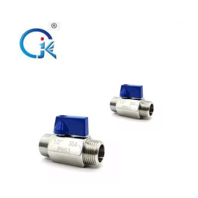 China 316 Stainless Steel Angle Valve OEM Mini Male Female Ball Valve for sale