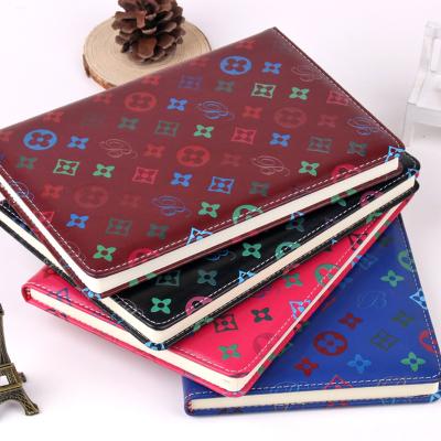 China Colorful leather upstart notebook for sale
