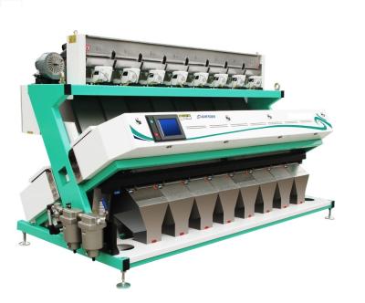 China 8 Chute Vegetable Sorting Machine Stable Performance Low Power 1500 Kg for sale