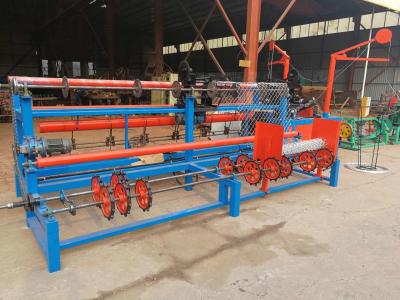 China CE ISO Servo Motor 4000mm Chain Link Weaving Machine for sale