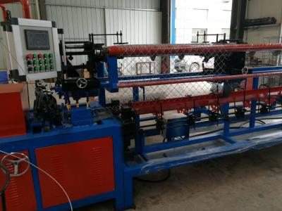 China 4mm Fully Automatic Chain Link Fencing Machine , Chain Link Fence Weaving Machine for sale