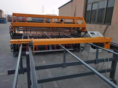 China 5.5kw Cross Wire Hopper Load 100kg Wire PLC Fence Panel Machine for sale