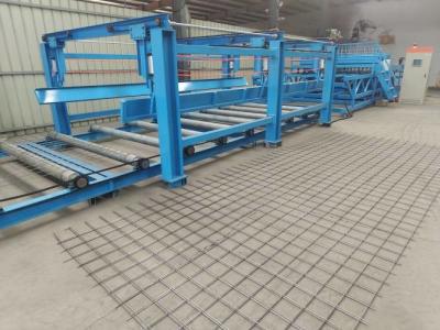 China 24pcs Welding Spots Reinforcing Mesh Welding Machine For Length 6m Concrete Rebar for sale