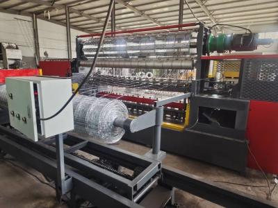 China Animal Plc Fixed Knot Fence Machine Width 2440mm Grassland for sale
