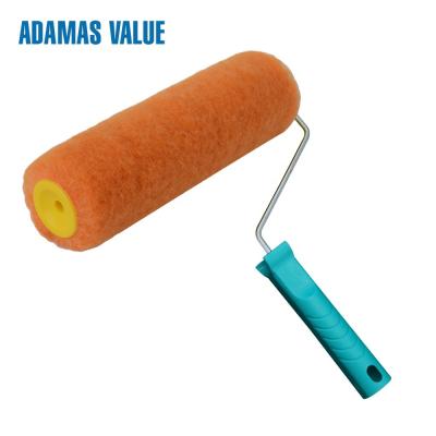 China Tangerine  Paint Roller Brush Polyester Brush Material Sturdy And Durable for sale