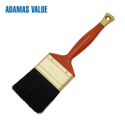 China Plastic Handle Natural Bristle Paint Brush Green Environmental Protection for sale