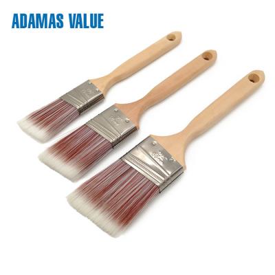 China Tapered brush,angled paint brush,paint brush wood handle for sale