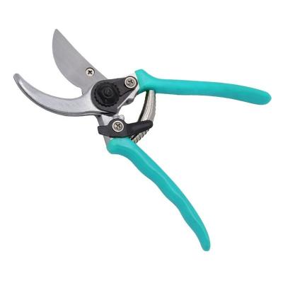 China Bypass Pruner Garden Hand Shears , Blue / Black Handle Rose Pruning Shears for sale