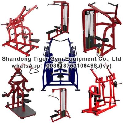 China Gym Fitness Equipment Iso-Lateral Front Lat Pulldown and low row   / Wide Pulldown / Fixed Pulldown / Front Pulldown for sale