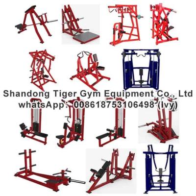 China Gym Fitness Equipment Iso-lateral High Row / bent over row / stand Iso-row / Incline row / Low Row / Seated Row machine for sale