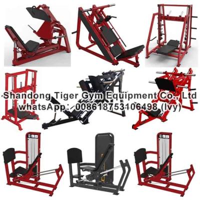 China Gym Fitness Equipment Iso-Lateral Seated 40 Degree 45 Degree Vertical Leg Press / Hack Slide exercise machine for sale