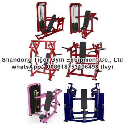China Gym Fitness Equipment Iso-Lateral Shoulder Press / Seated Chest Press exercise machine for sale