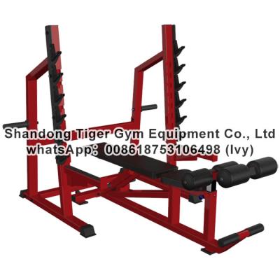 China Gym Fitness Equipment Tri-Function Olympic Bench for sale
