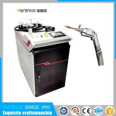 China Soldadura de laser de aluminio de acero inoxidable de la soldadora de laser de la fibra de la onda continua del CE 1000W en venta