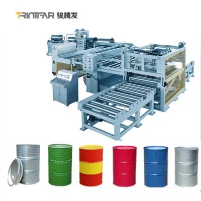 China 55 Gallon Automatic Steel Barrel Welder Steel Drum Seam Welding Equipment for sale