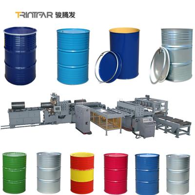 China 7 capas del tambor de acero de la cadena de producción de soldadura automática máquina de la soldadura continua en venta
