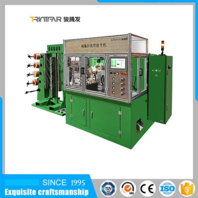 China Máquina de solda automática da resistência elétrica para a soldadura de cobre e o corte do fio trançado à venda