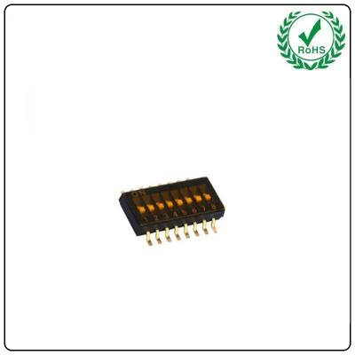China Pitch Top 2 Way Dual Inline Package DIP Switch 2.54mm 1.27mm for sale