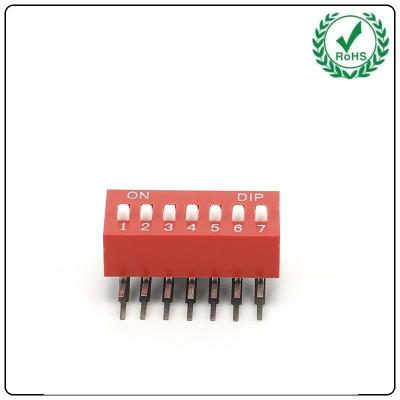 China Tactile Mini Ture Electronic Piano Dip Switch Electronic Red Smt Slide Push Button for sale
