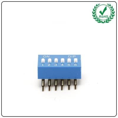 China DA series 0.25a 50v red plastic right angle spdt dip switch 3 buyers for sale