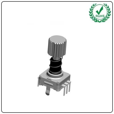 China rotary encoder with self-locking spring button switch 11mm rotary encoder arduino ec-11 en venta