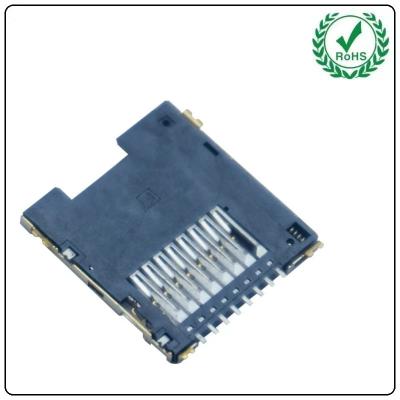 China Zócalo de alta calidad de la tarjeta de memoria del TF del micro tarjeta SD del empuje del empuje del conector 1.48H de Smart Card para el PWB en venta