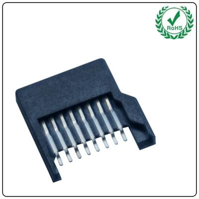 China TF / Micro SD Memory Card Connector Push Pull Type SMT All Plastic 8P 1.93H for sale