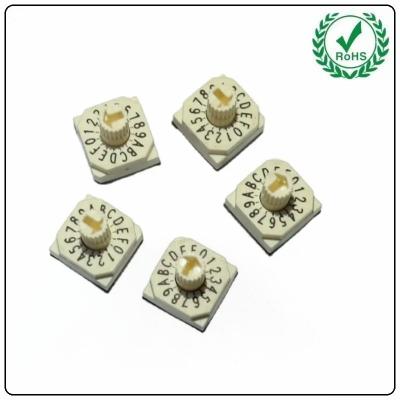 China PHC-16 10x10 16pin 3x3 Bat Handle Switch Positive Code Rotary Coding for sale