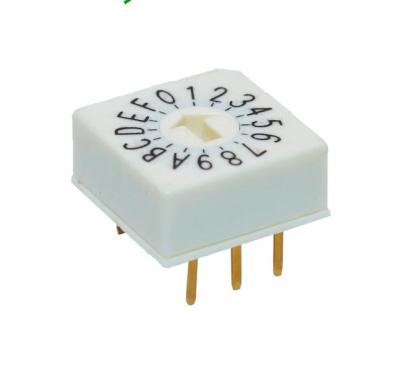 China Sealed Construction Coded Rotary Switch Waterproof Meet IP67 Gold Plated Contact for sale