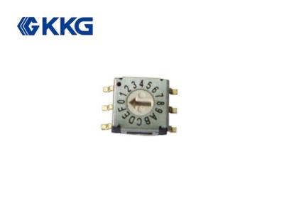 China SMD Vertical Coded Rotary Switch , 20 Amp Rotary Switch 10 Gears for sale