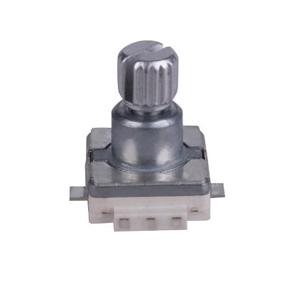 China Encoder Switch ,Metal Axis Patch Incremental 12/24 Pulse 360°  Coding Rotary Encoder,Incremental Coded Rotary Switch for sale