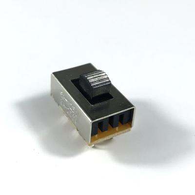 China 3A 6A HSV 2P2T 6 Pin Miniature On Off Sliding Switch for sale