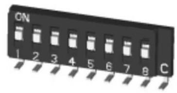 中国 ホールダーが付いている直角SMDの単一/二重インライン パッケージのディップ スイッチ 販売のため