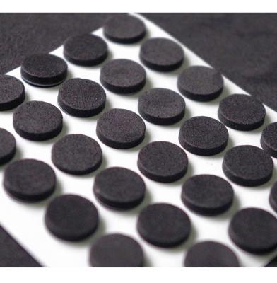 China Solo EPDM que corta con tintas adhesivo echado a un lado redondo EVA Foam Pad Sticker en venta