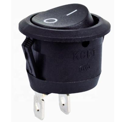 China 80N Round 2 Pin SPST On Off Toggle Rocker Switch for sale
