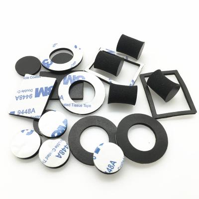 China Die Cutting Neoprene Tape / Sponge Gaskets With Acrylic Adhesive CR Foam for sale