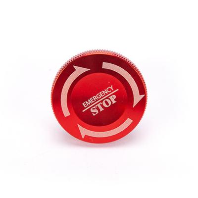 China Interruptor de botón de la parada de emergencia del casquillo rojo Spst de la seta en venta