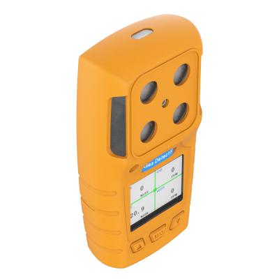 China Personal multi gas detector with Audible, Visual, Vibration , industrial gas detector Te koop