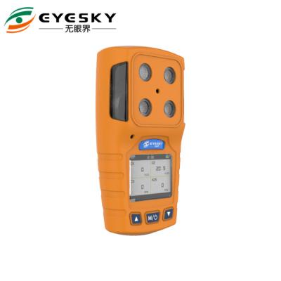 China Vibration Alarm USB Charging IP64 Portable Multi Gas Detector for sale