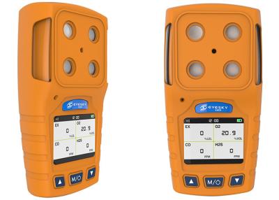 China Vibration Alarm Portable Multi Gas Detector Ex Ib IIB T3 Gb IP65 CE ROSH Approval for sale