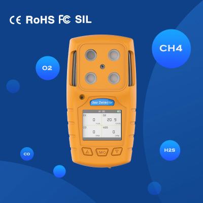 China Handheld Combustible Gas Detector 4 In 1 With Audible Visual Alarm for sale