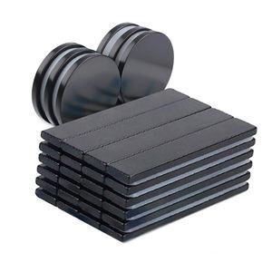 China XG16 Sintered Small Round Black SmCo Magnets Epoxy Coated Permanent Magnet Materials for sale